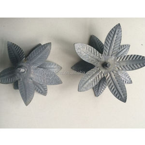 Bolas Huecas de Hierro Estampado de 100 mm, Hojas de Hierro Forjado para Puertas/Vallas/Escaleras - Product Image 2