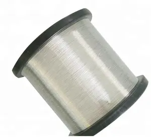 Filo GC solido 0.12mm nudo piatto altoparlante bobina prezzo 5154 lega di alluminio argento rame rivestito di alluminio Super Anamel filo di alluminio