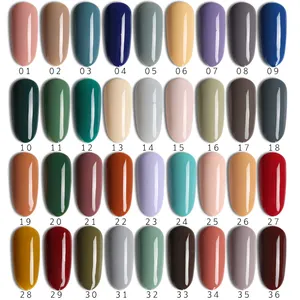 Verntion — vernis Gel pour ongles UV, produit de manucure, 36 couleurs, pour Nail Art, tenue longue durée, coloré, Gel, séchage UV Led, 15ML