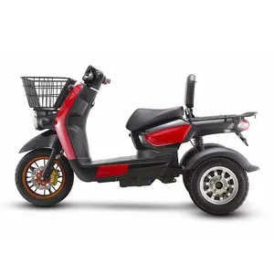 ce approved certificate three wheel 1000w1500w powerful adult cargo box fast food pizza delivery electric scooter