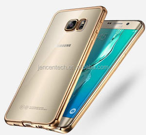 2018 di vendita caldo bordo metallico Placca placcato caso di tpu per <span class=keywords><strong>samsung</strong></span> galaxy <span class=keywords><strong>s7</strong></span> s8 s9 più la cassa