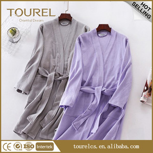 Logo Kustom Warna-warni Kapas Hotel Jubah Mandi/Baju Tidur/Baju Tidur/Jubah - Product Image 2