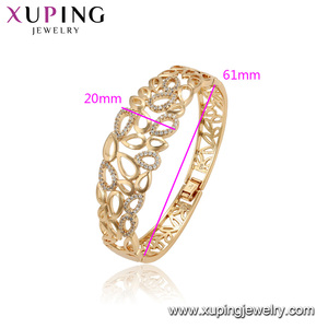 52166 xuping 18K oro colore ambientale rame moda braccialetti gioielli indiani - Product Image 2