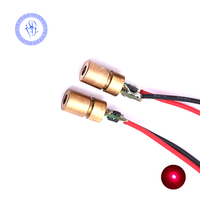 650nm 6mm 3V 5mW Mini Red Laser Dot Diode Module Head
