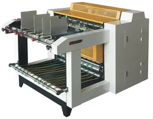 KLG-950 hochwertige automatische Papier karton v Nut schneide maschine, Schuhkarton herstellungs maschine