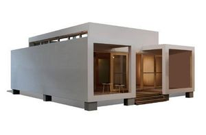modular casa amueblada contenedor con ruedas para la venta - Product Image 1