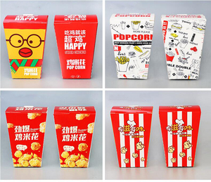 Chips de pollo desechables personalizados, caja de cartón para llevar, vasos de papel para <span class=keywords><strong>palomitas</strong></span> de maíz - Product Image 4