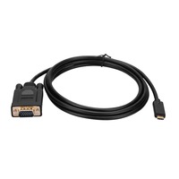 Cable Adaptador USB 3.1 Tipo C Macho a VGA Macho de 1.8 m (6 pies) con Trenzado para MacBook, ChromeBook, Galaxy S8/S8 Plus, Cable USB C a VGA