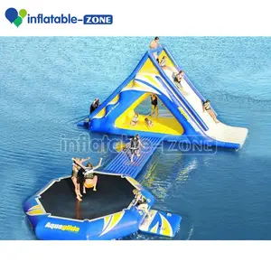 Taman Air Tiup Trampolin Mini Inflatable Air Trampolin Harga Yang Kompetitif Tiup Laut Doo Air Trampolin