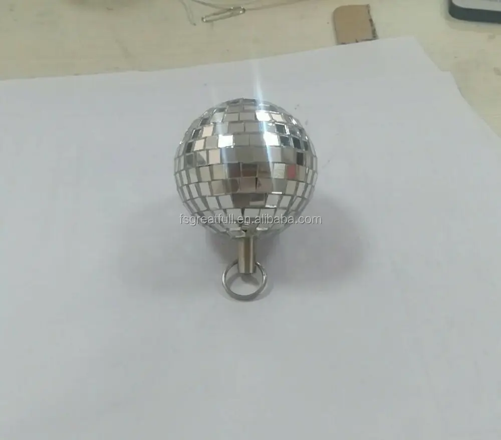 promotion gift and premium christmas party decoration 5cm 2" inch disco mirror ball keychain keyring key chain