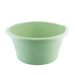 Durable using round shape plastic cloth hand washing basin cheap price different size for baby