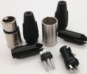 Bakır pimleri mikrofon XLR konnektör dişi ve erkek hoparlör konektörü - Product Image 4