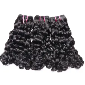 Aosun New hair Style Loose Curly/Curl Fumi Hair Bundles,Double Drawn Fumi Hair Weave, Best Quality Sexy Anty Raw Fumi Human Hair