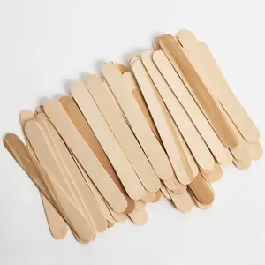 100 Stks/set Popsicle Sticks Natuurlijke Houten Pop Popsicle Sticks 11.4Cm Lengte Wood Craft Ice Cream Sticks Popsicl Accesorios