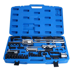 Outils <span class=keywords><strong>de</strong></span> réparation automobile pour <span class=keywords><strong>extracteur</strong></span> d'injecteurs diesel 40 pièces avec adaptateur Common Rail et marteau à inertie - Product Image 2