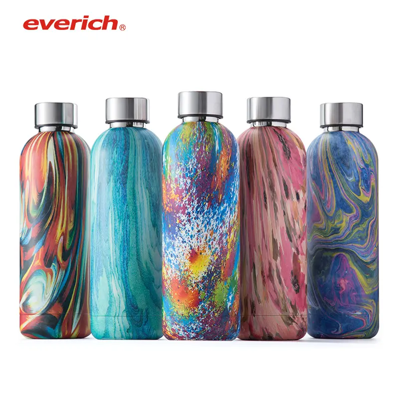 Everich Private Label Small Mouth Stainless Steel Water Bottle Custom Design Sport Applicable for Boiling Water Customized Color
