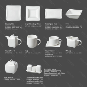 Placas Del Cargador barato Profunda Que Sirve <span class=keywords><strong>Platos</strong></span> de Porcelana Blanca Plato de Sopa - Product Image 6