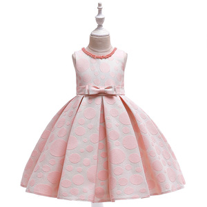 2019 vendita calda nuovo stile moda formale volant partito principessa bambini fiore ragazza vestito per ragazza 2-10 <span class=keywords><strong>1</strong></span> 6 anni bambino - Product Image 3