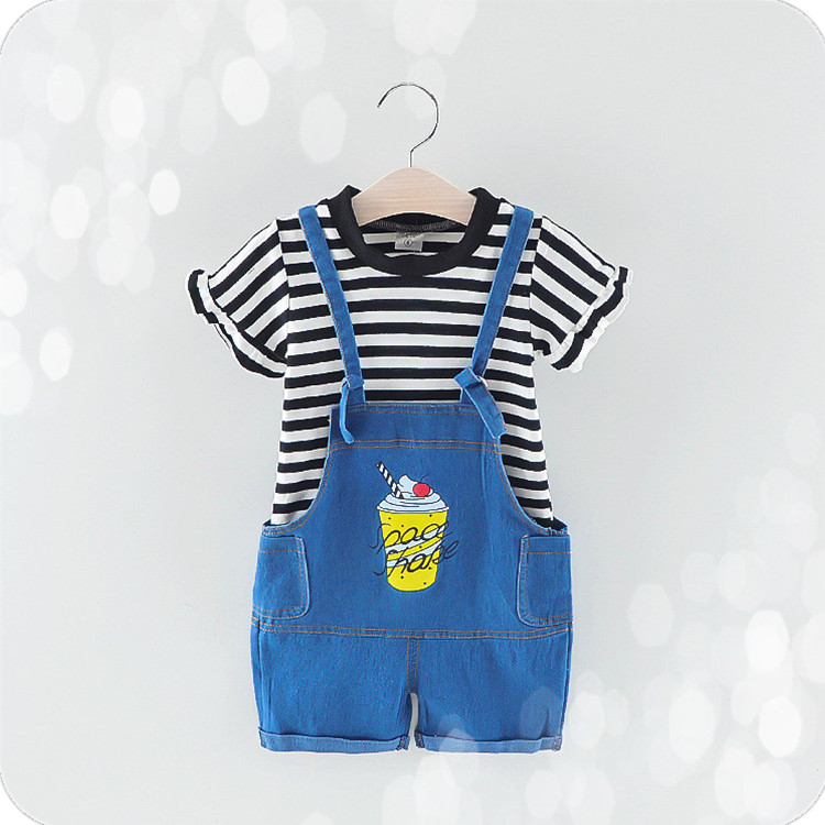 2019 горячая Распродажа, комплект детской одежды из 2 предметов, детские летние комплекты одежды