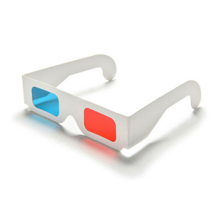 Gafas 3D Promocionales Rojo/Azul Cian, Tarjeta de Papel 3D Anaglifo para <span class=keywords><strong>TV</strong></span>, Películas, Envío Gratuito - Product Image 3