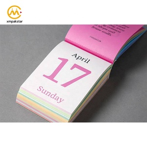 Wholesale <strong>Custom</strong> <strong>Print</strong> Thick Table <strong>Page</strong> <strong>a</strong> <strong>Day</strong> Daily Planner Tear off Desk Calendar - Product Image 3