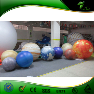 Tipo globo Globo Inflable Colgando 9 Planetas Con Iluminación LED/Hermosa Planetas Globo para la Decoración - Product Image 3