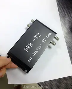 汽车数字 DVB T2 电视调谐器电视接收器电视盒与 4 天线 1080 p 高清 PVR