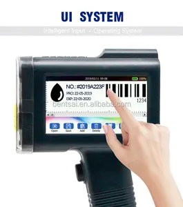 Impressora manual de tinteiro para impressoras, data de produção de altura de impressão de 0.5 polegadas para sites de fabricação com dater flexível de produção manual