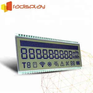 FSTN 6 digit 7 segment Kwh Energie Meter Lcd Display