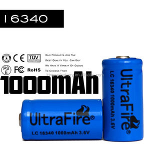 Mein alibaba zylindrischen akkus 16340 akku, li-ion 16340 akku, li-ion akku <span class=keywords><strong>3</strong></span>,7 v 1000 mah - Product Image 6