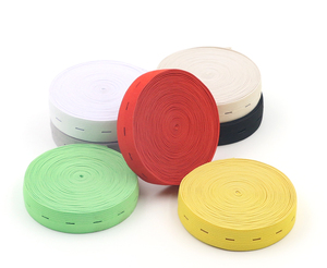 Dây Co Giãn Có Lỗ Nút Bấm Có Thể Điều Chỉnh 15Mm 20Mm 25Mm 30Mm - Product Image 5