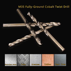 1-10mm Haute Vitesse En Acier Cobalt HSS M35 Entièrement Moulu À Usage Général <span class=keywords><strong>Foret</strong></span> Hélicoïdal Split Point <span class=keywords><strong>De</strong></span> Forage pour le Métal, en acier - Product Image 5
