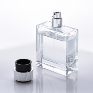 Nhà Máy Bán buôn New rỗng dầu nước hoa <span class=keywords><strong>Atomizer</strong></span> 50ml 100ml rõ ràng vuông chai nước hoa thủy tinh với phun - Product Image 1