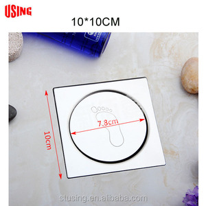 Nuevo Drenaje de Piso Pop-Up de Acero Inoxidable para Uso en Hoteles Modernos, 4 Pulgadas 10x10cm, para Baño e Inodoro, 1 Año de Garantía, Marca USING - Product Image 5