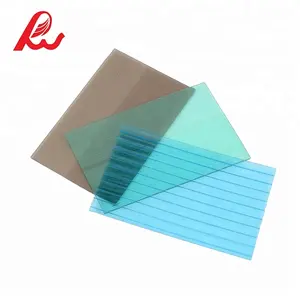 Clear Polycarbonate Sheet/pc Solid Stripe Sheet Plastic Flat Roofing Cover