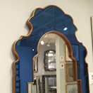 Prezzo di fabbrica Splendida Zaffiro Blu Ricchi Colorazione 5 Stelle <span class=keywords><strong>Specchio</strong></span> A Parete - Product Image 3