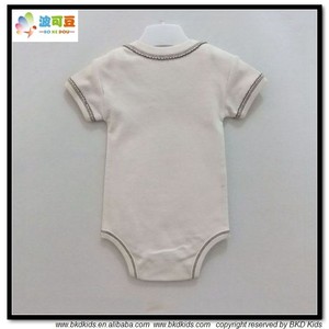 BKD de algodón liso canastilla bebé monos - Product Image 2