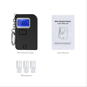 EK300 Portátil Digital Alcohol Tester bafômetro com display LCD e Keychain Suporta Personalização - Product Image 3