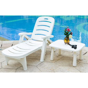 PP plastic outdoor swimming pool beach transat