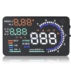 Alta calidad head up display <span class=keywords><strong>HUD</strong></span> para el coche OBD OBD2 OBDII <span class=keywords><strong>HUD</strong></span> sistema 3 años <span class=keywords><strong>de</strong></span> garantía - Product Image 2