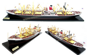 Modèle de navire tanker SS AMERICAN SCOUT C2 - Modèle de navire en bois - Product Image 4