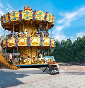 Parc d'attractions Marry Go Round 24 Sièges Carrousel Manèges à vendre - Product Image 2