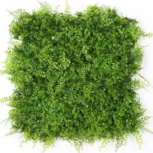 Promosi Kualitas Baik 50X50Cm Anti-Aging Outdoor Rumput Buatan Tanaman Daun Harga untuk Layar Balkon