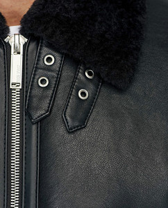 cuero sintético con pelos italiana para elaborar la pelliza <span class=keywords><strong>de</strong></span> <span class=keywords><strong>zara</strong></span> man - Product Image 3