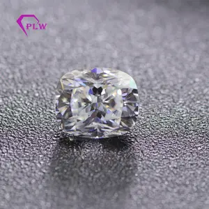 批发供应商 9 x 7毫米拉长坐垫 moissanite 石材与辐射切割