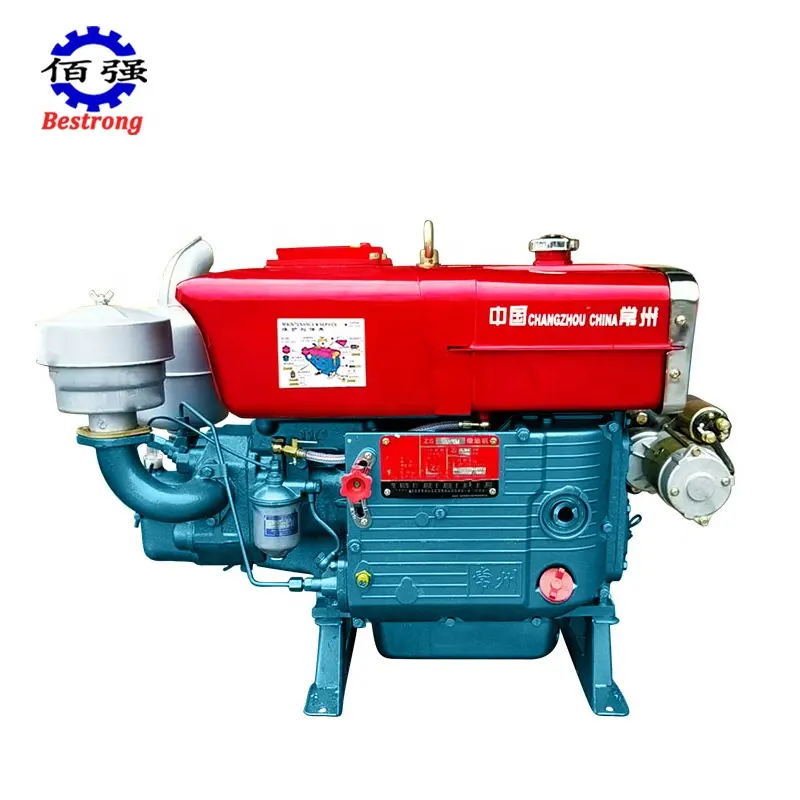 محرك ديزل يعمل بالحقن المباشر, عالي الجودة ، مياه قوية ، تبريد ، رباعي الأشواط ، أسطوانة واحدة ، 15HP ZS1100
