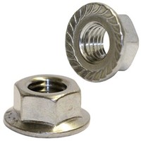DIN 6923 stainless steel/baja karbon kacang hex flange
