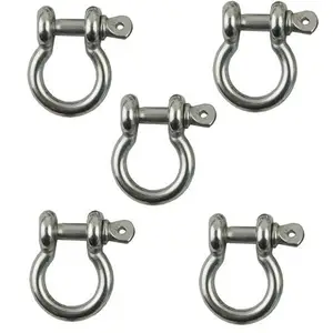 Căng thẳng cao grillete nhà cung cấp 316 thép không gỉ châu âu loại lớn bow shackle