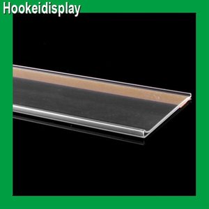 Siêu thị hiển thị băng dính nhựa Dải dữ liệu cho kệ nhãn CuộN rõ ràng trong suốt plasticpricetag chủ - Product Image 2