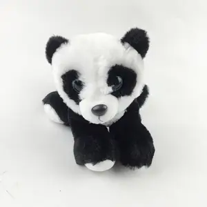 맞춤형 인형 봉제 애니메이션 디자인 귀여운 미니 사이즈 팬더 곰 인형 동물 봉제 작은 팬더 부드러운 장난감 어린이를위한